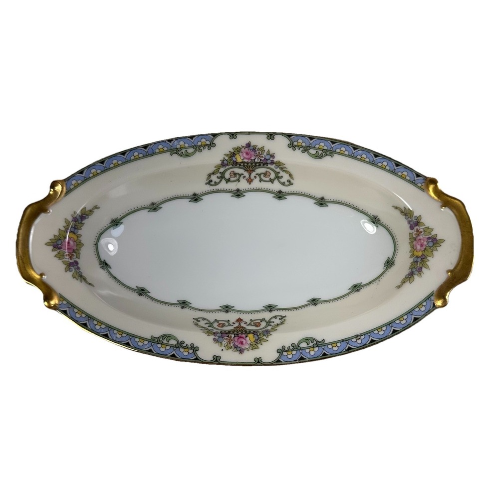 Vintage Noritake Favorita‎ Relish Dish Oval Bowl  8.5